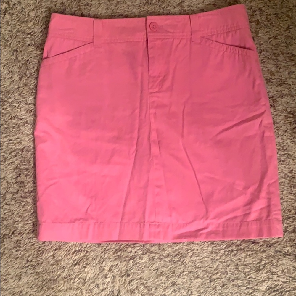 Lilly Pulitzer casual pink cotton skirt